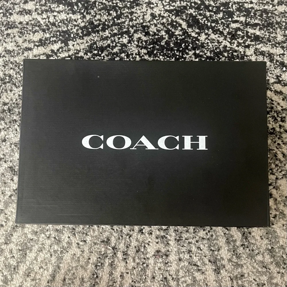 COACH Sloan Espadrille Khaki Saddle Brown Logo Size 9.5 B - Picture 7 of 7